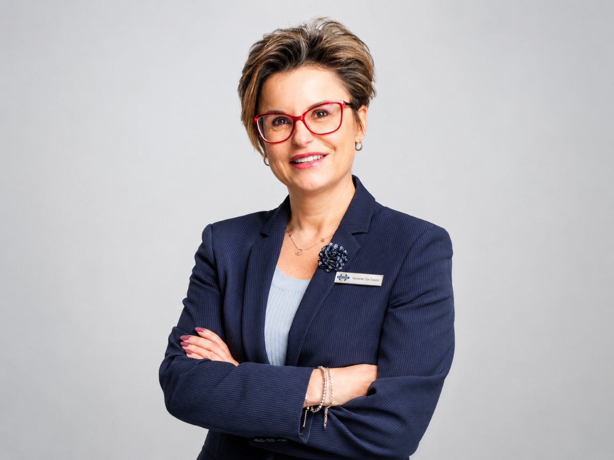 Melanie Da Costa, CEO-designate of Netcare, a $1.4 billion South African healthcare group, during a corporate leadership transition announcement.