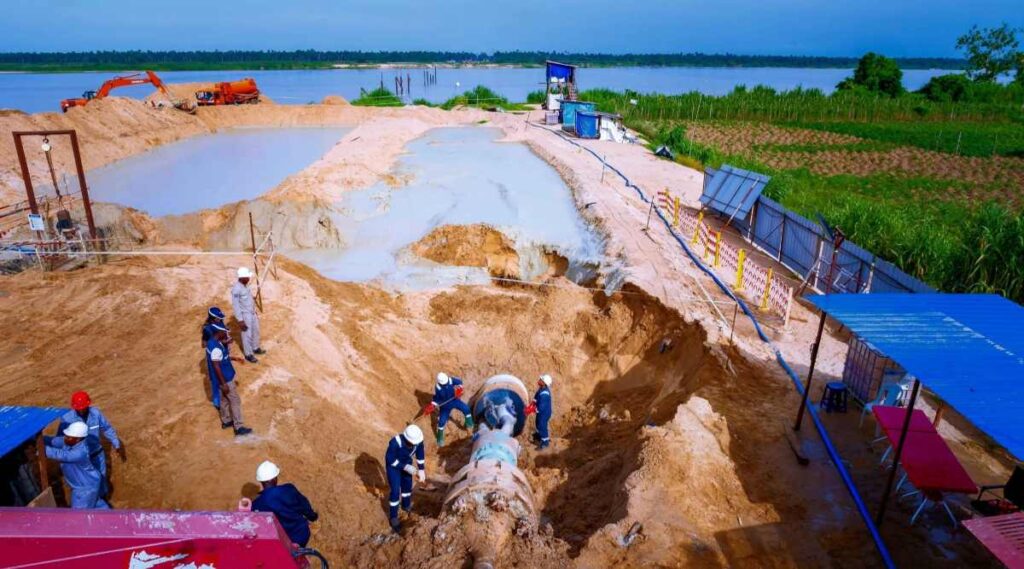 The OB3 pipeline connects to the Ajaokuta–Kaduna–Kano gas project, expanding Nigeria’s national gas infrastructure under NNPC Limited.