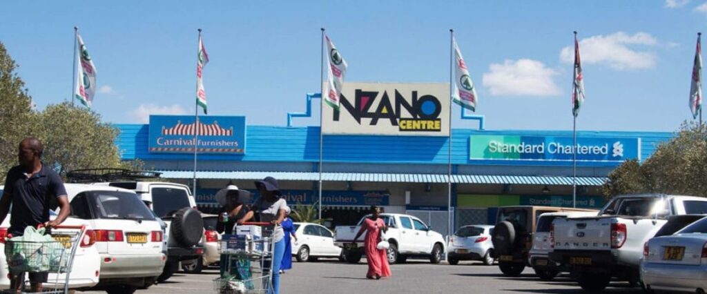 Nzano Mall located along the A1 highway in Francistown, Botswana, part of Turnstar Holdings retail portfolio.