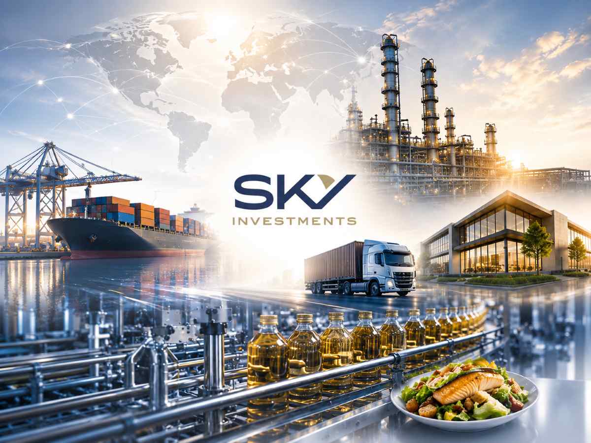 Sky Investments Holding, Egyptian conglomerate expanding investments across ports, logistics, and real estate infrastructure development.