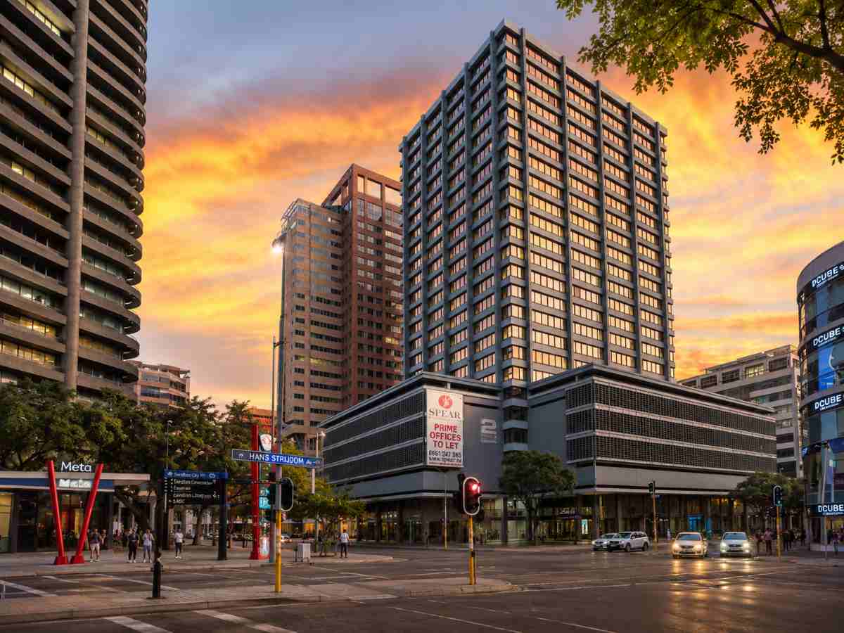 Spear REIT’s 2 Long Street commercial property in Cape Town CBD, part of its Western Cape income-generating portfolio.
