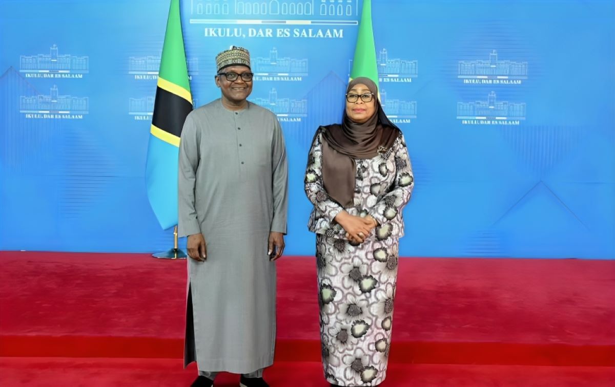 Aliko Dangote & Tanzania's president