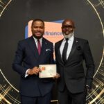 L-R: Nnamdi Azubuike, AVP, Corporate Finance & Commercial Operations, and Pascal Eva, VP, Finance, Heirs Energies, at the EMEA Finance Project Finance Awards 2026 in London, where the company’s landmark US$750 million financing transaction was recognised as Best Oil & Gas Deal of the Year.