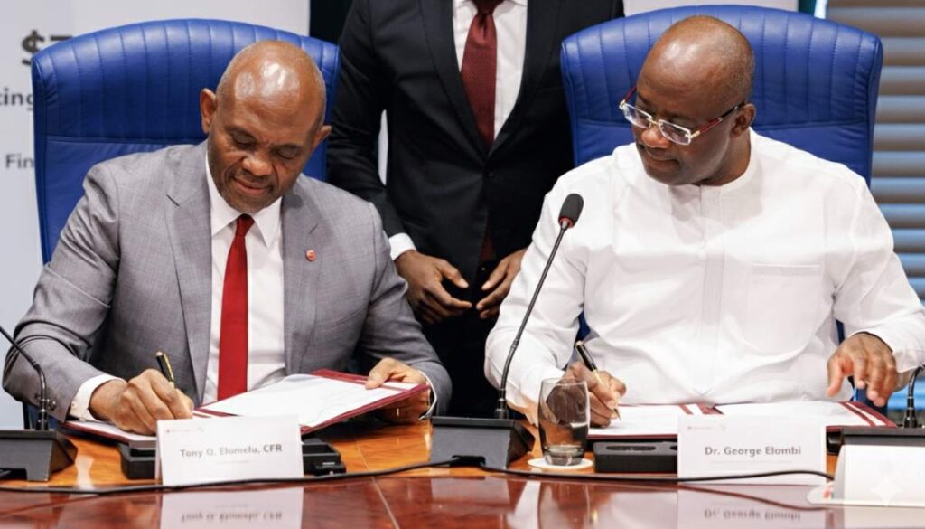 Nigerian billionaire Tony Elumelu and Dr. George Elombi