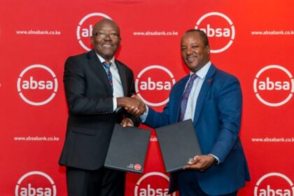 Absa Bank and Unilever Kenya CEOs
