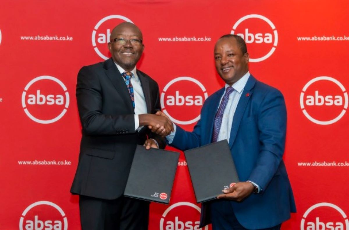 Absa Bank and Unilever Kenya CEOs