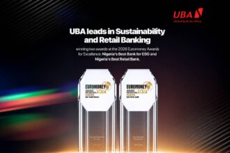 UBA sweeps top honours at 2026 Euromoney Awards