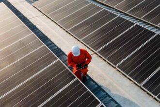 Solar panels managed by Sila Atlantik.