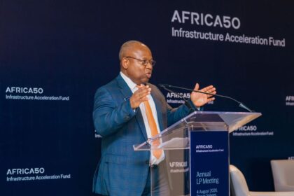 CEO Alain Ebobissé at Africa50’s Infrastructure Acceleration Fund meeting