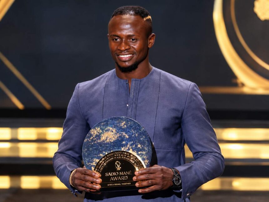 Senegalese football star Sadio Mané