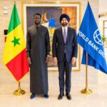 World Bank President Ajay Banga and Senegalese President Bassirou Diomaye Faye