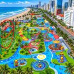 Durban beachfront amusement park