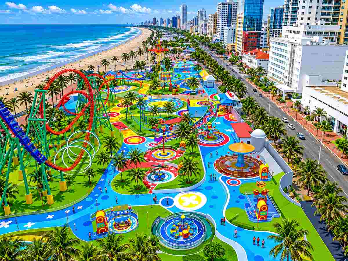 Durban beachfront amusement park